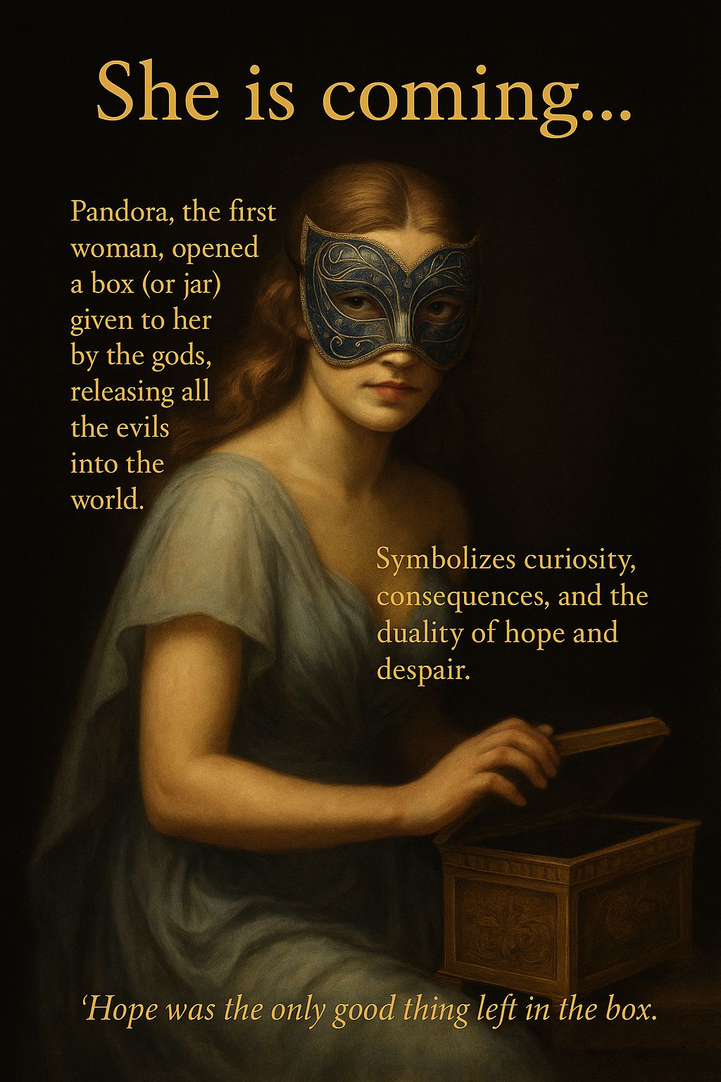 Pandora with mask